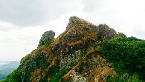 Scenic view of mountain against sky