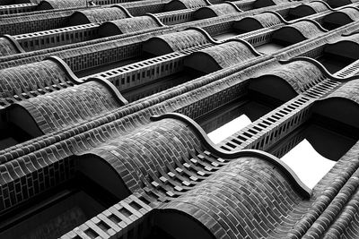 Low angle view of buildings in city