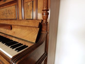 View of piano