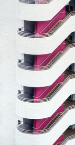 Low angle view of spiral staircase