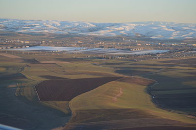 Aerial view of landscape