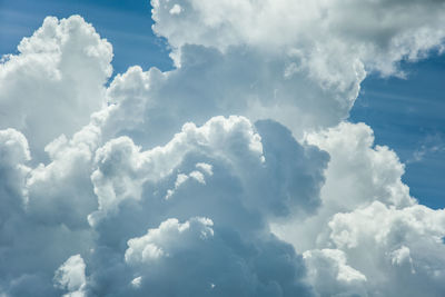 Low angle view of cloudy sky