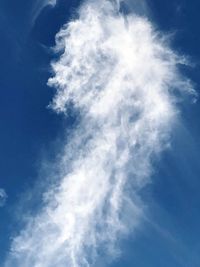 Low angle view of clouds in sky