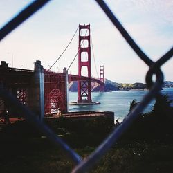 View of bridge against sky