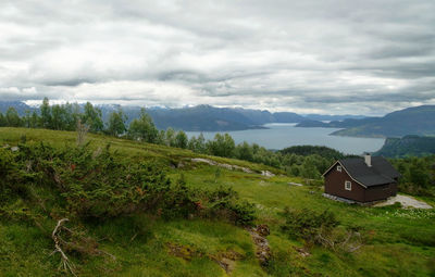 Scenic view of landscape against sky