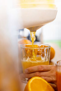 Close-up of drink on table