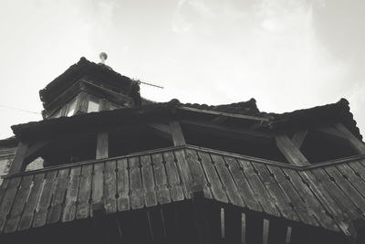 Low angle view of built structure against sky