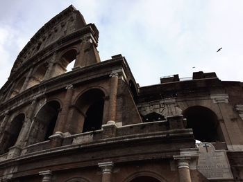 Low angle view of historical building against sky