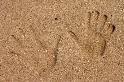 Full frame shot of sand