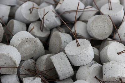 Full frame shot of concrete blocks