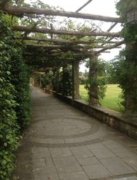 Walkway leading to footpath