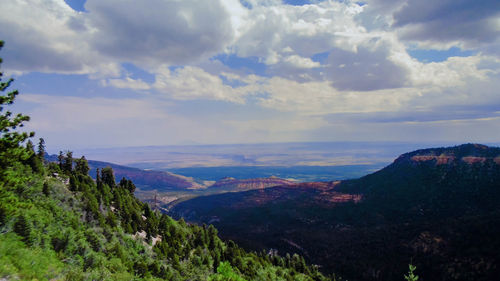 High angle view of landscape