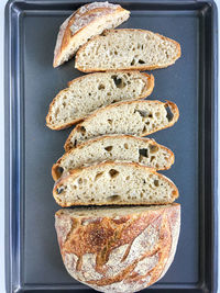 Close-up of bread on table