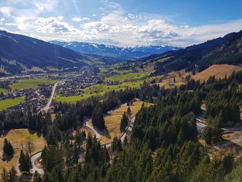 Scenic view of landscape against sky