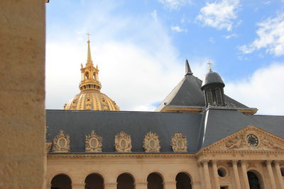 Low angle view of cathedral against sky