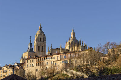 Low angle view of cathedral against clear sky