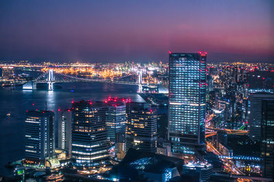 Tokyo cityscape in the evening