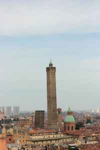 View of tower in city