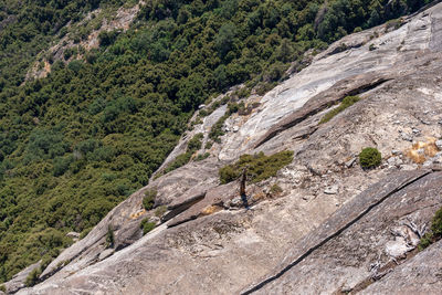 Scenic view of rocky mountains