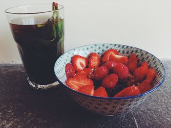 Close-up of strawberries