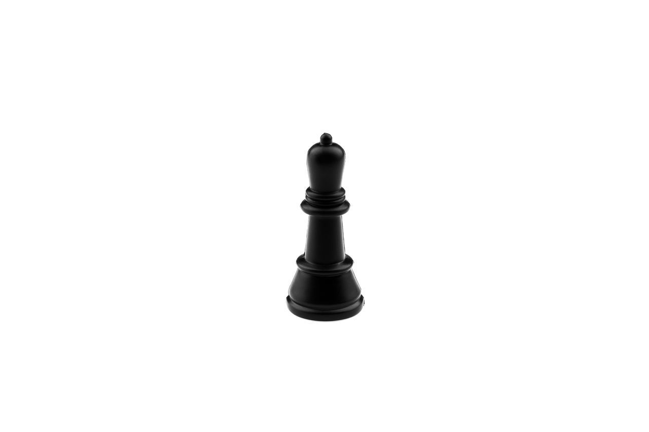 HIGH ANGLE VIEW OF CHESS PIECES