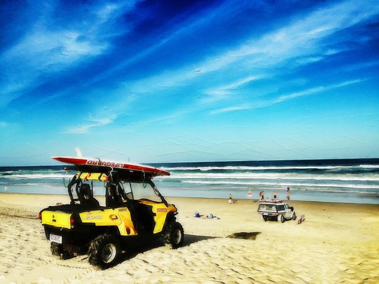 beach, sea, sand, horizon over water, shore, water, sky, transportation, mode of transport, tranquility, beauty in nature, nautical vessel, scenics, boat, tranquil scene, nature, vacations, cloud - sky, incidental people, blue