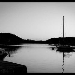 Scenic view of calm sea against sky