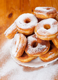 Close-up of bread on table