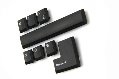 Close-up of computer keyboard