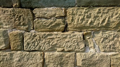 Full frame shot of stone wall