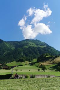 Scenic view of landscape against sky