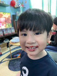 Portrait of smiling boy