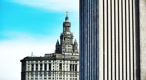 Low angle view of building against sky