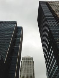 Low angle view of modern buildings