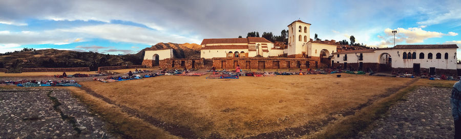 View of church against cloudy sky