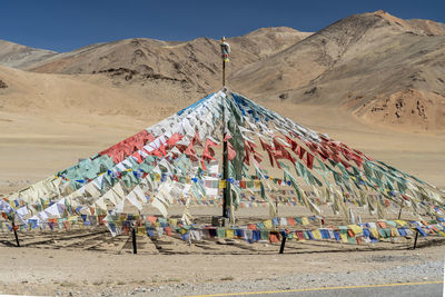 Colorful prayer flags 