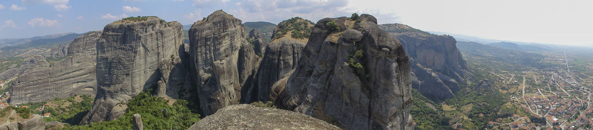 Panoramic view of mountains