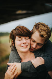 Portrait of happy couple