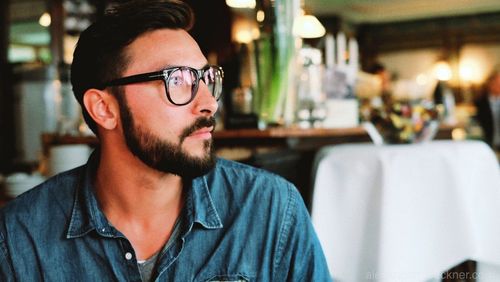 Portrait of young man
