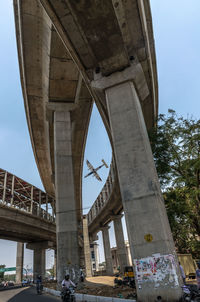 Low angle view of bridge