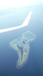 Aerial view of sea