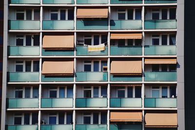 Full frame shot of residential building