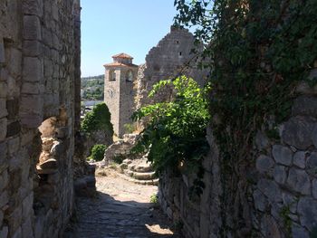 View of old ruin building