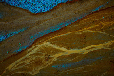 Full frame shot of rocks in water