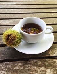 Close-up of drink on table