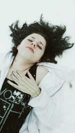 Portrait of young woman