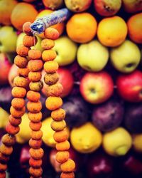 Stack of multi colored for sale in market