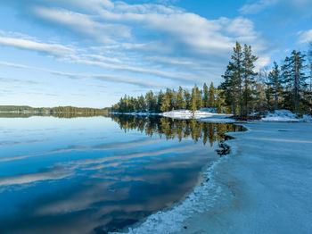 Winter by the lake