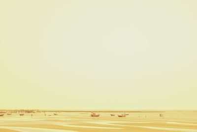 View of empty road against the sky