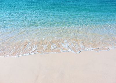 View of surf on the beach